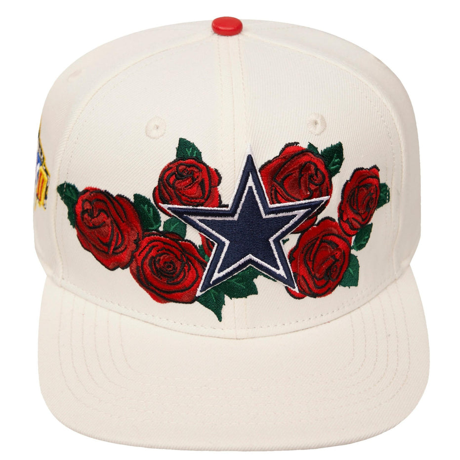 Dallas Cowboys - NFL Roses Wool Eggshell Snapback Hat