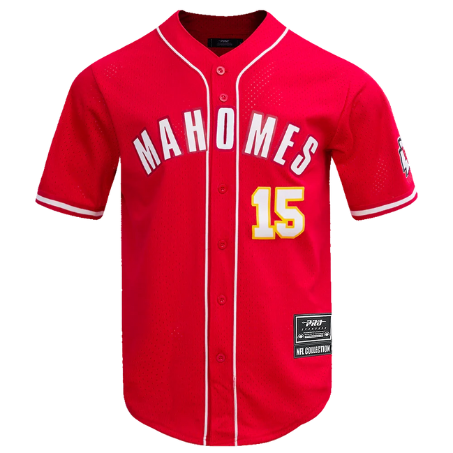 Kansas City Chiefs - NFL Patrick Mahomes #15 Mesh Bottom Down Men's Adult Shirt
