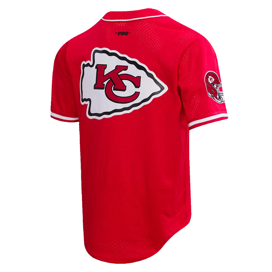 Kansas City Chiefs - NFL Patrick Mahomes #15 Mesh Bottom Down Men's Adult Shirt
