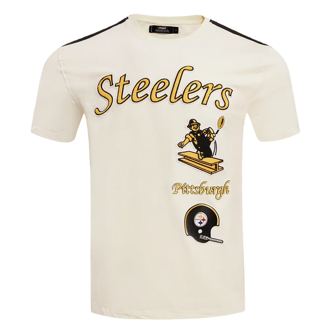 Pittsburgh Steelers NFL - Retro Classic Men's Stiped Adult T-Shirt