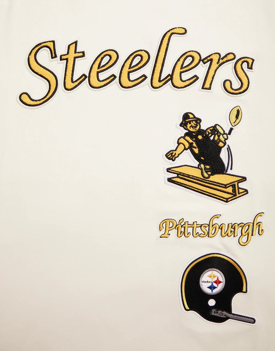 Pittsburgh Steelers NFL - Retro Classic Men's Stiped Adult T-Shirt