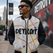 Detroit Kimante Black AOP Bomber Jacket