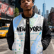 New York Kimante Black AOP Bomber Jacket