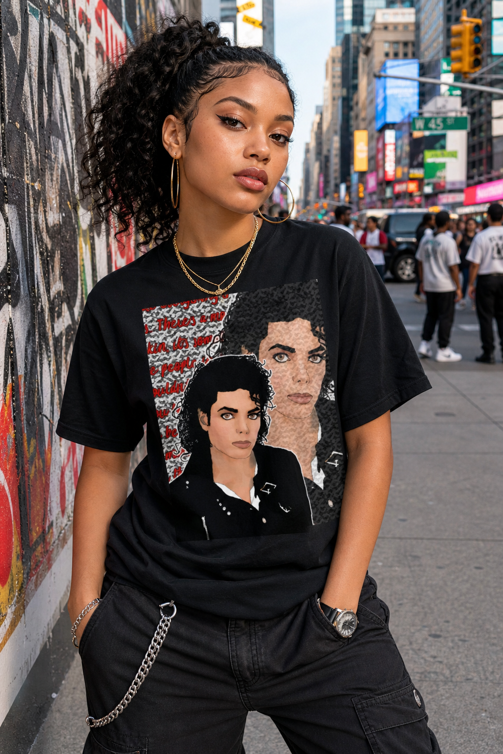 Michael Jackson - Kimante Heavy Cotton T-Shirt