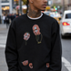 Belly Kimante Black Unisex Sweatshirt