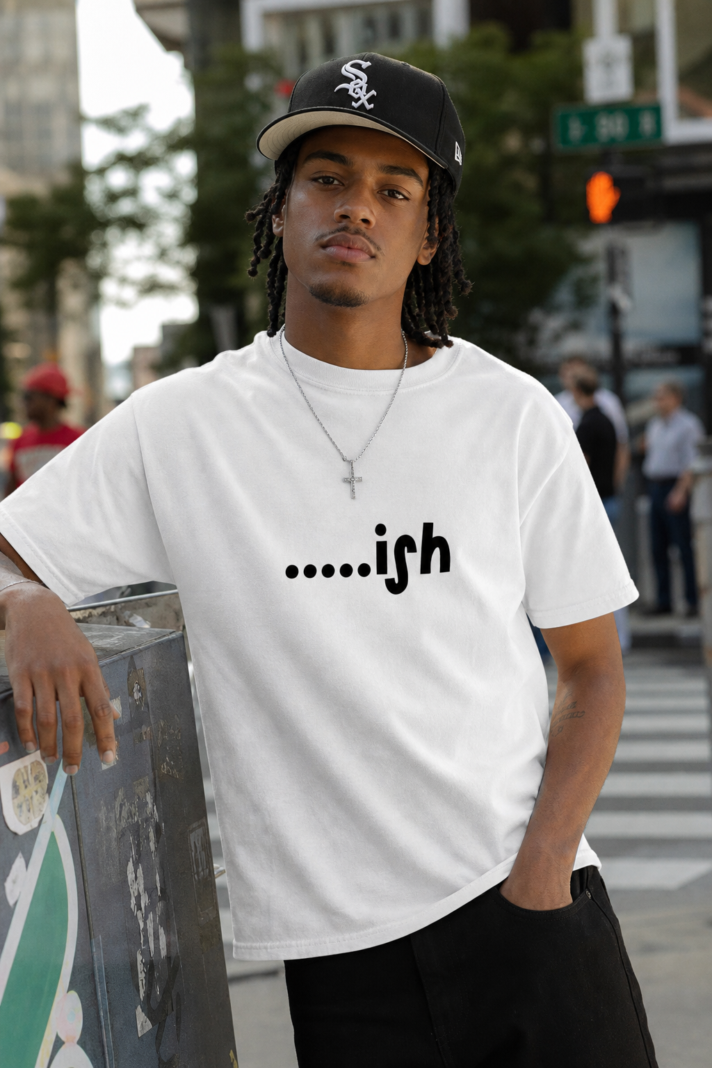 .....ish Kimante White Men’s premium heavyweight tee