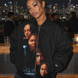 Set it off Painted Caricature Kimante Bomber Jacket