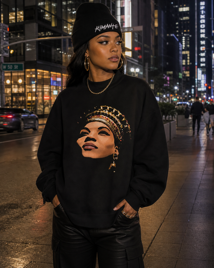 Queen Latifah Kimante Unisex Crew Neck Sweatshirt