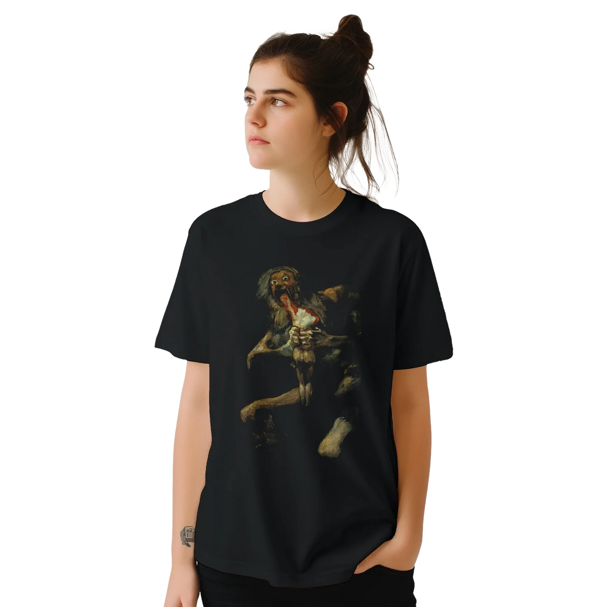 Francisco De Goya, Saturn Devouring His Son, 1823 Artwork T-Shirt