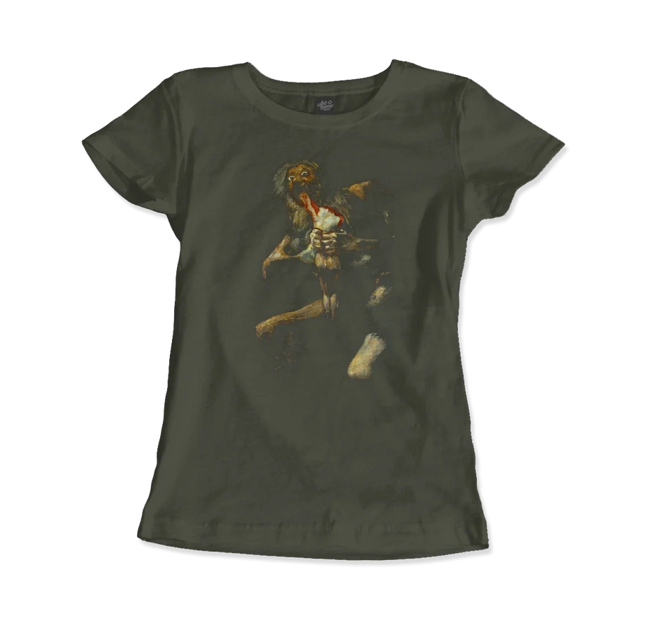Francisco De Goya, Saturn Devouring His Son, 1823 Artwork T-Shirt