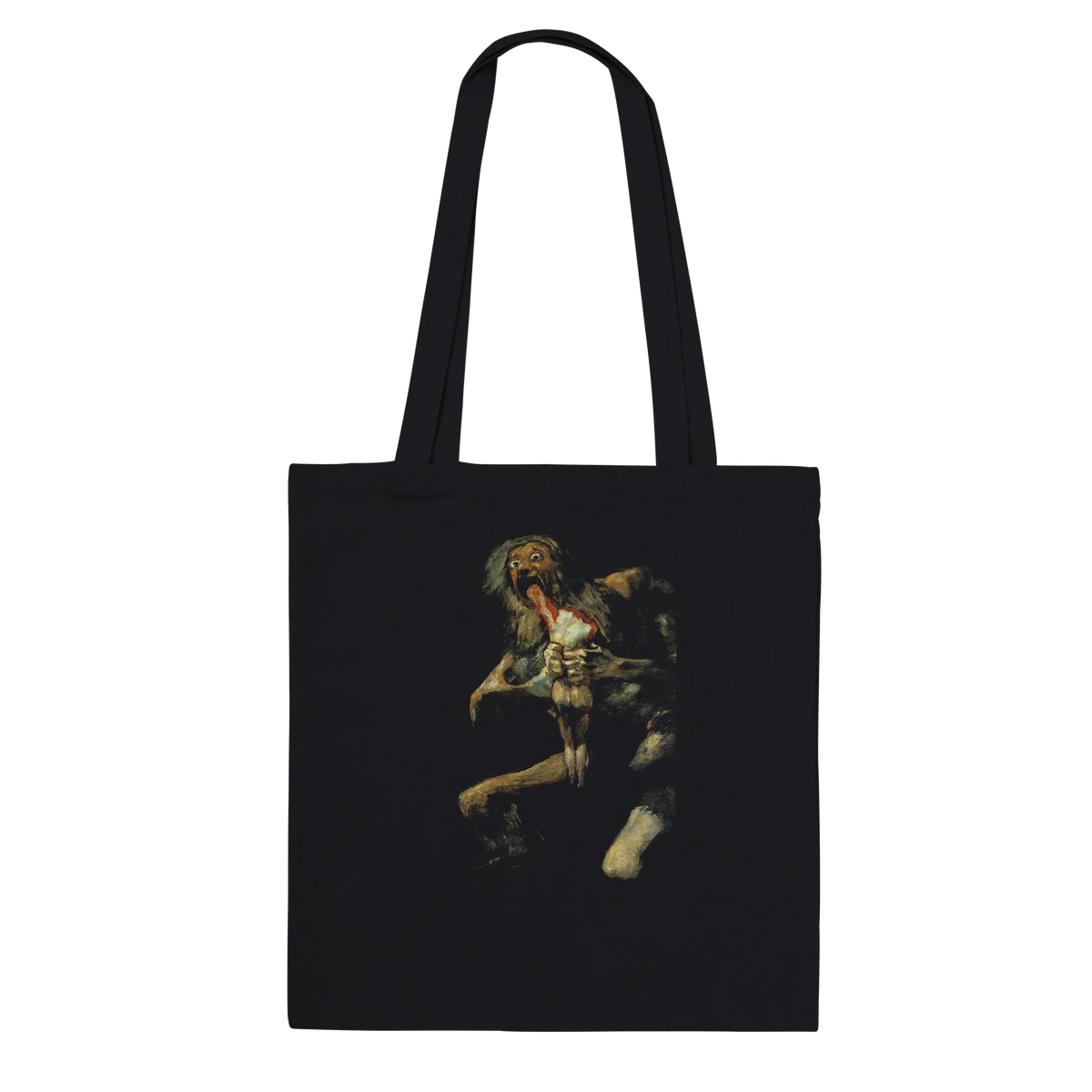 Francisco De Goya, Saturn Devouring His Son, 1823 Artwork Tote Bag