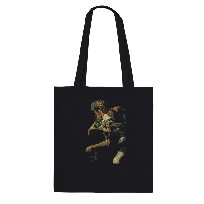 Francisco De Goya, Saturn Devouring His Son, 1823 Artwork Tote Bag