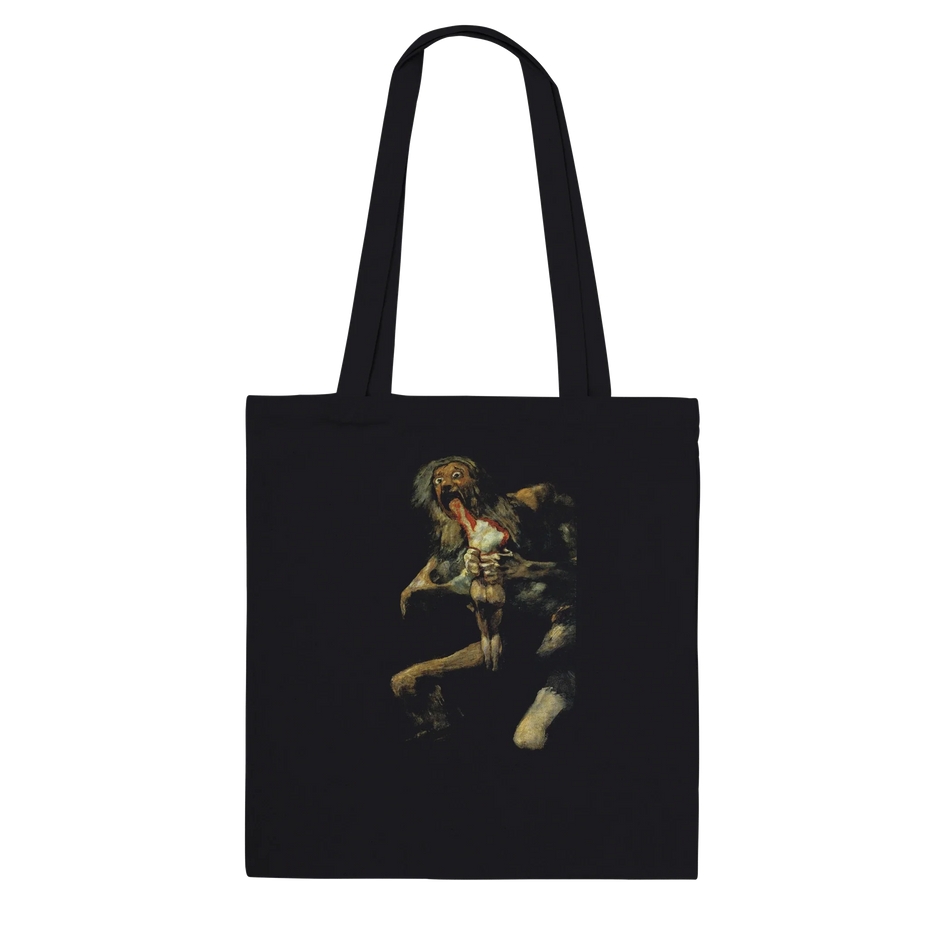 Francisco De Goya, Saturn Devouring His Son, 1823 Artwork Tote Bag