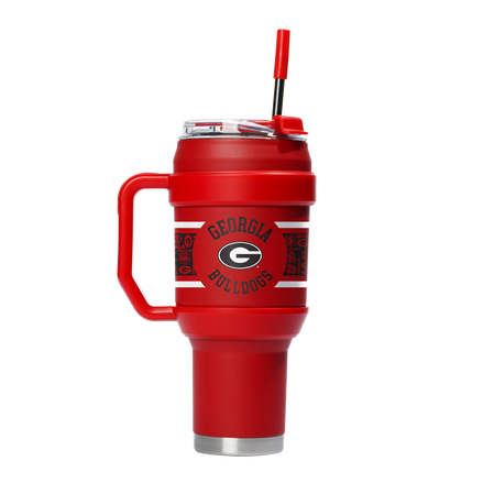 Georgia Bulldogs - Red 40oz Stainless Steel Tumbler