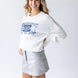 North Carolina Tar Heels - NCAA Layer Patch Lantern Sleeve Crew Women's Long Sleeve