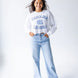 North Carolina Tar Heels - NCAA Perkins Chenille Cropped Sleeve Crew Women's Long Sleeve