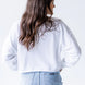 North Carolina Tar Heels - NCAA Perkins Chenille Cropped Sleeve Crew Women's Long Sleeve