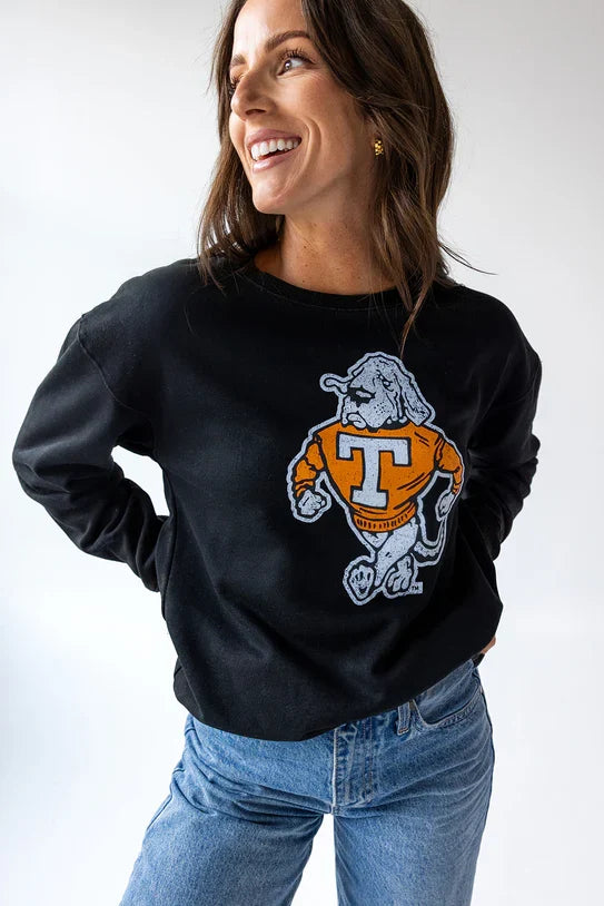 Tennessee Volunteers - NCAA Legacy Logo Comfort Crewneck Long Sleeve
