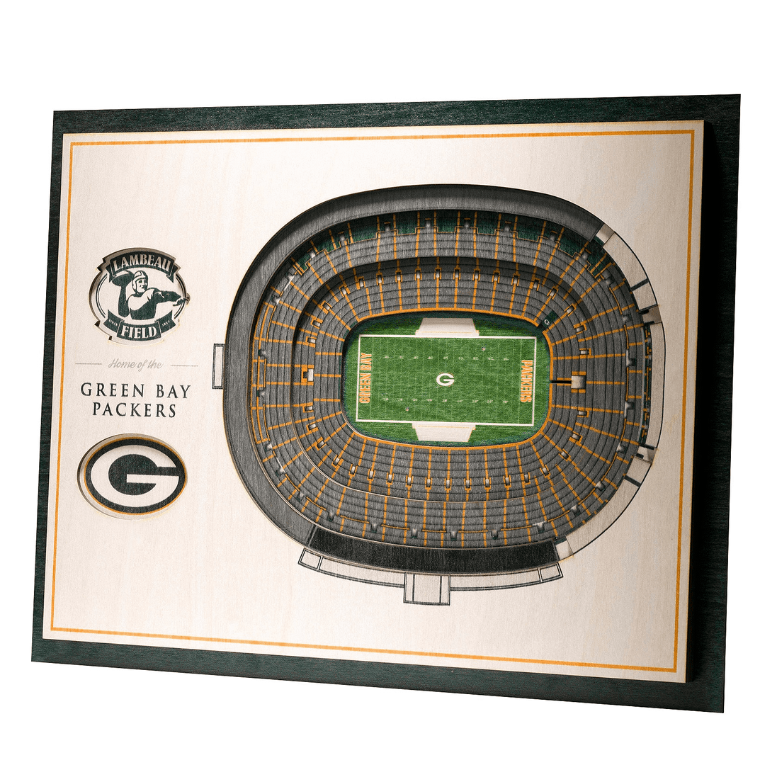 Green Bay Packers - 5 Layer StadiumViews 3D Wall Art