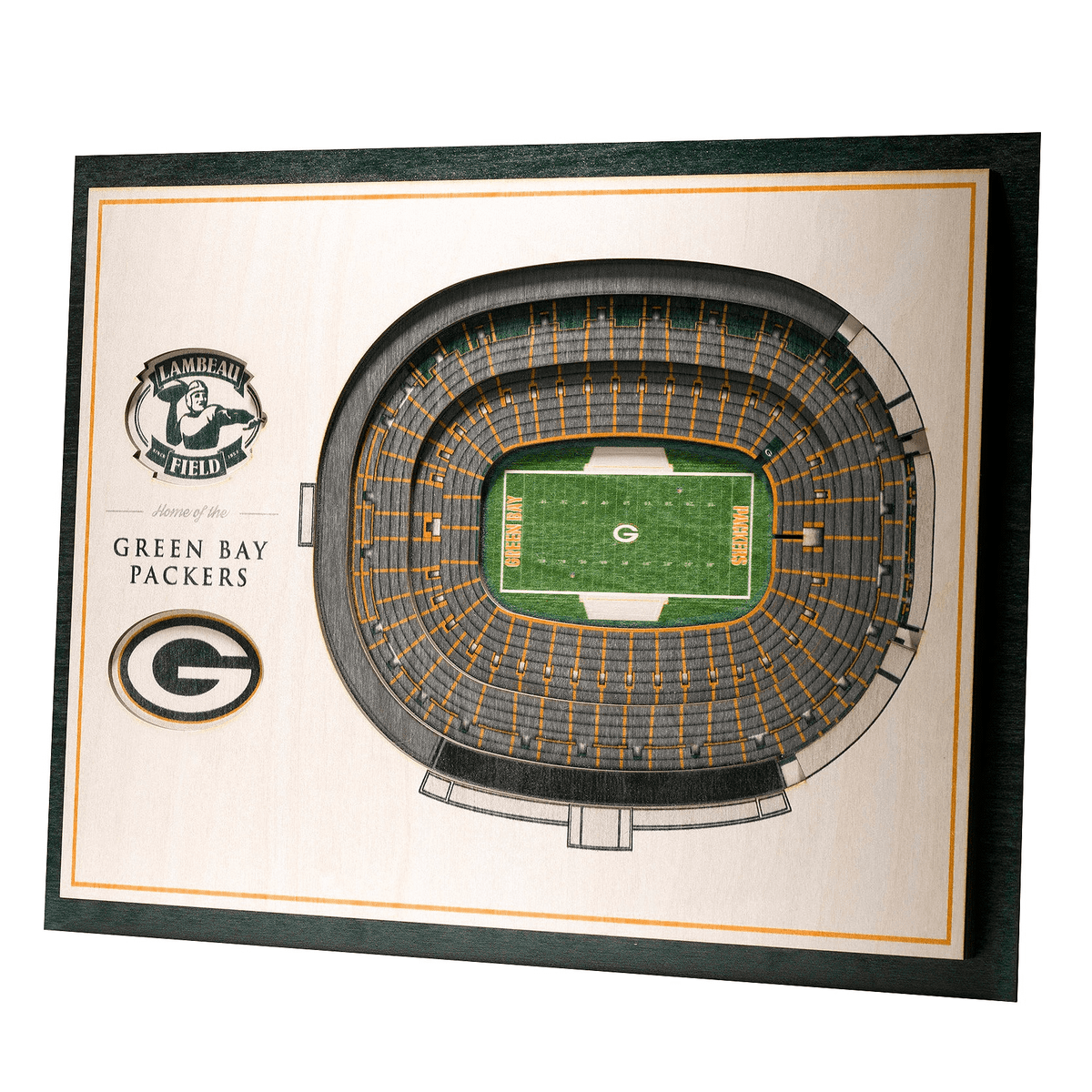 Green Bay Packers - 5 Layer StadiumViews 3D Wall Art