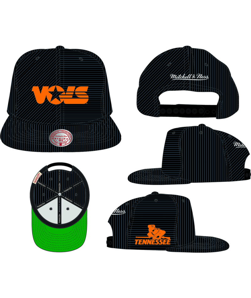 Tennessee Volunteers - NCAA All Directions Snapback Black Hat
