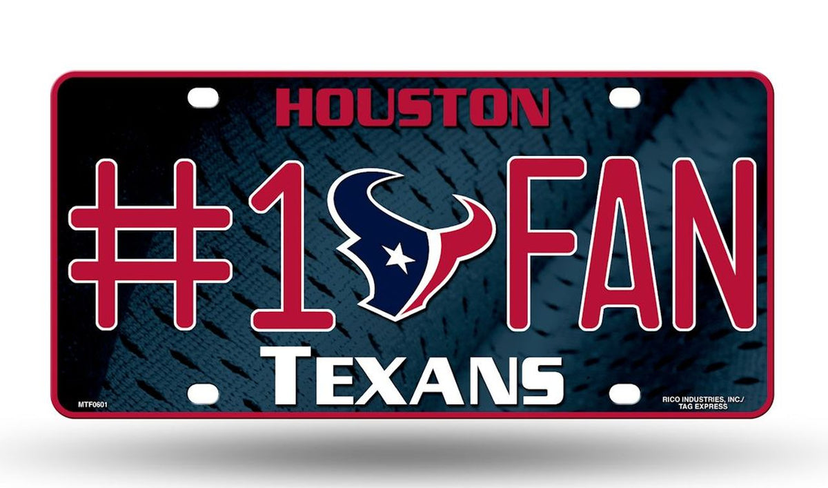 Houston Texans - #1 Fan License Plate