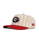 No Rivals Georgia Bulldogs - Natural Pinstripe Hat