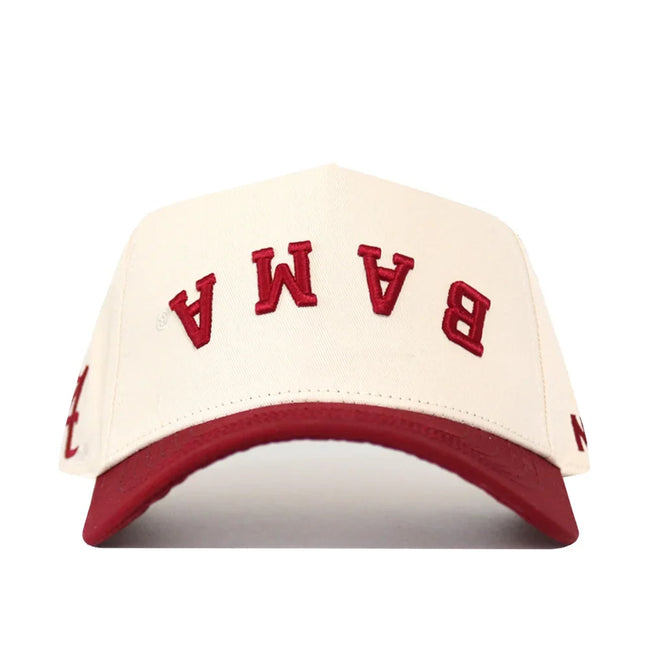 No Rivals Alabama Crimson Tide - NCAA Natural Upside Down Bama Hat