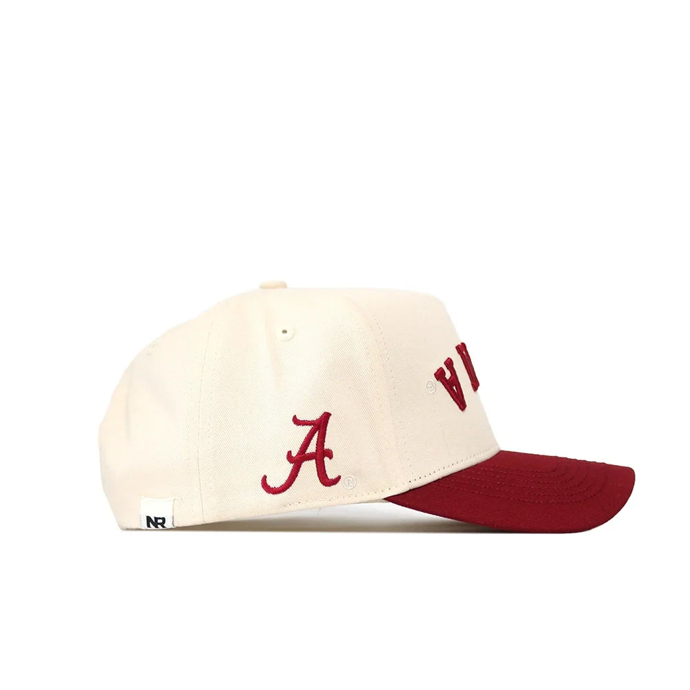 No Rivals Alabama Crimson Tide - NCAA Natural Upside Down Bama Hat