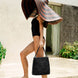 Julian Recycled Market Tote Bag in Black