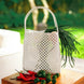 Julian Recycled Market Tote Bag in White