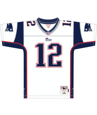 NFL New England Patriots 2000 Tom Brady White Jersey