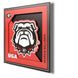 Georgia Bulldogs - 3D Logo LSAW 12'' X 12'' Home Decor