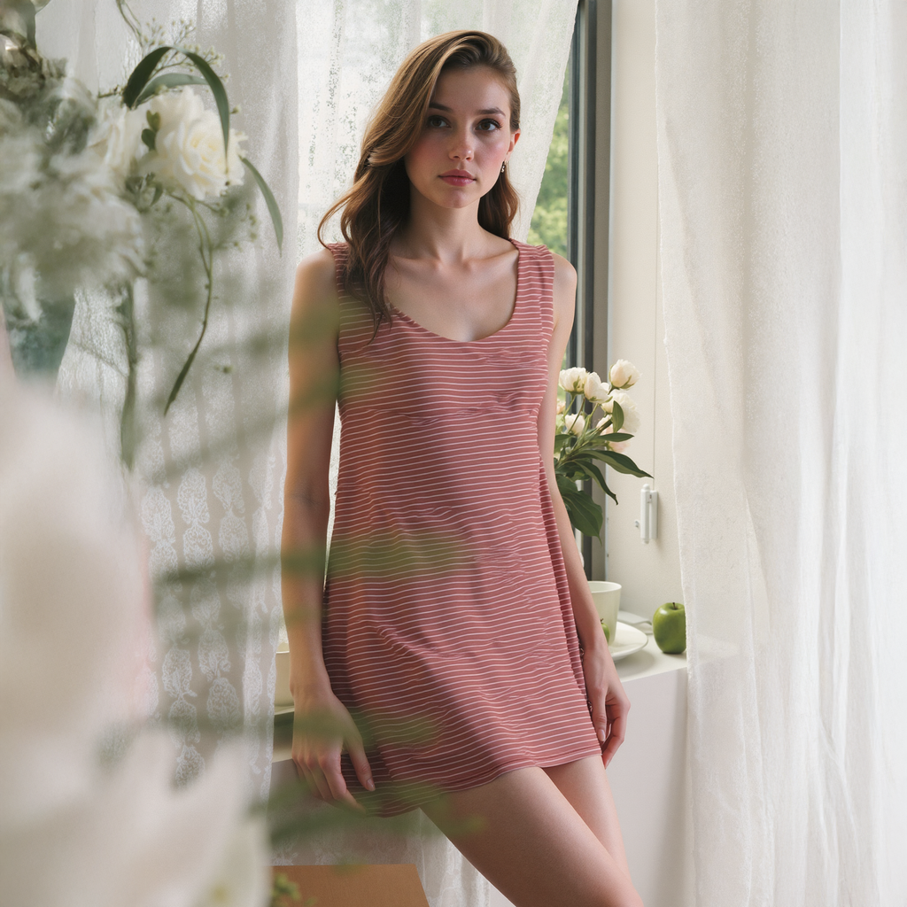 UPDATED - Pleione Women's Tied Halter Back Sleeveless Top In Mauve