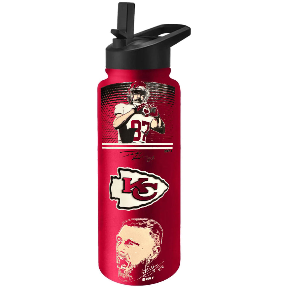 Kansas City Chiefs - NFL Patrick Mahomes & Travis Kelce Native Quencher 34oz Bottle