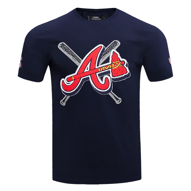 Atlanta Braves - MLB Mashup Men's Top Midnight Navy Short Sleeve T-Shirt
