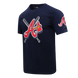 Atlanta Braves - MLB Mashup Men's Top Midnight Navy Short Sleeve T-Shirt