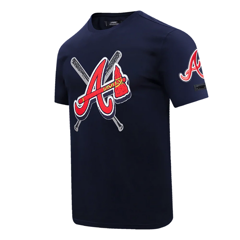 Atlanta Braves - MLB Mashup Men's Top Midnight Navy Short Sleeve T-Shirt