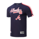 Atlanta Braves - MLB Logo Pro Team Men's Taping Top T-Shirt