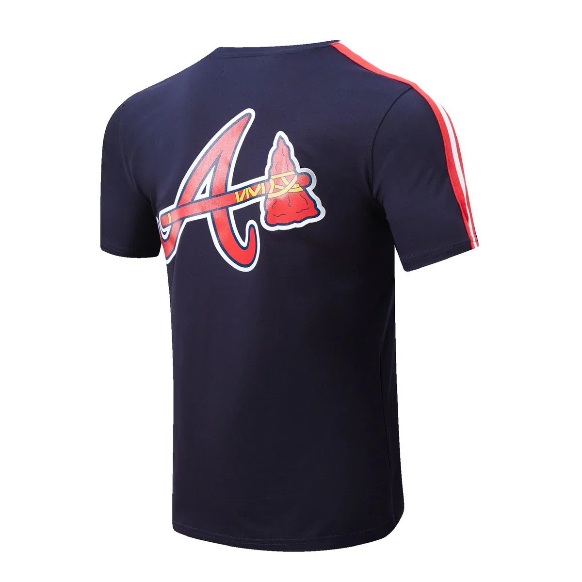 Atlanta Braves - MLB Logo Pro Team Men's Taping Top T-Shirt