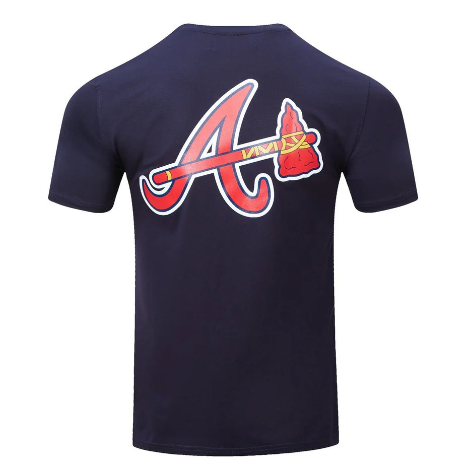 Atlanta Braves - MLB Logo Pro Team Men's Taping Top T-Shirt