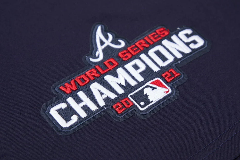 Atlanta Braves - MLB Logo Pro Team Men's Taping Top T-Shirt