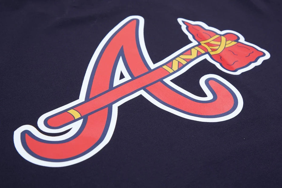 Atlanta Braves - MLB Logo Pro Team Men's Taping Top T-Shirt