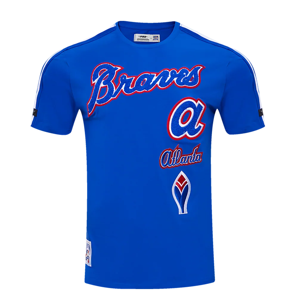 Atlanta Braves - MLB Retro Classic Men's Striped Top T-Shirt