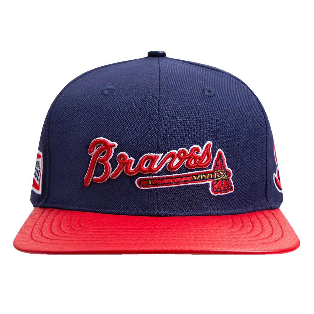 Atlanta Braves - MLB Fast Lane Logo Wool Strapback Hat