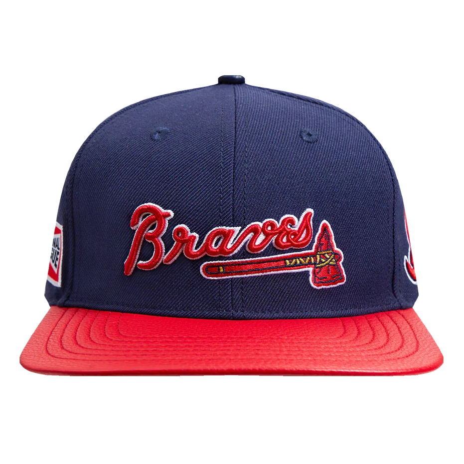 Atlanta Braves - MLB Fast Lane Logo Wool Strapback Hat