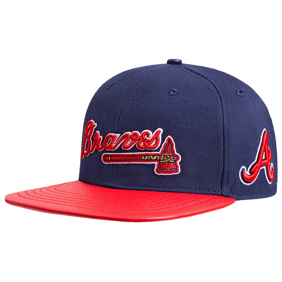 Atlanta Braves - MLB Fast Lane Logo Wool Strapback Hat