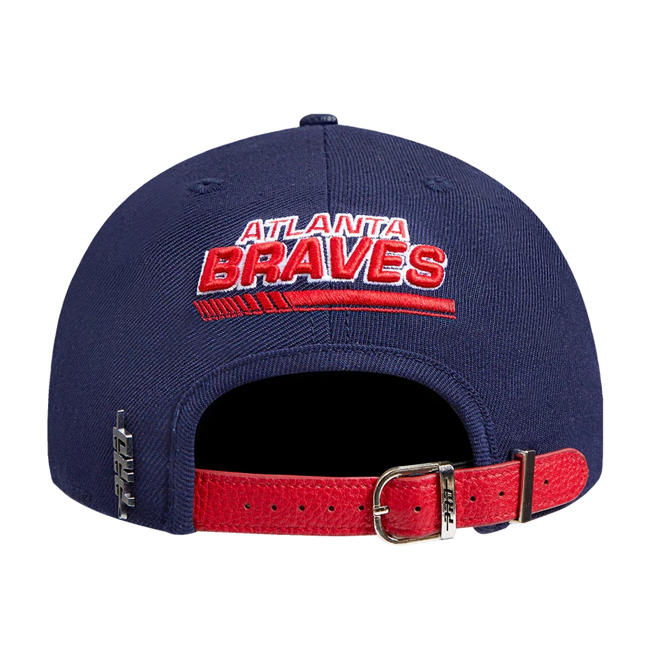 Atlanta Braves - MLB Fast Lane Logo Wool Strapback Hat