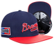 Atlanta Braves - MLB Fast Lane Logo Wool Strapback Hat