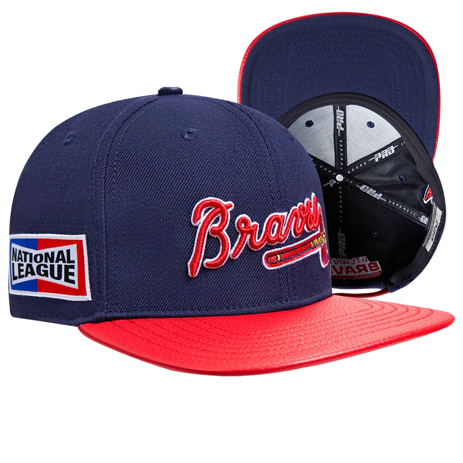 Atlanta Braves - MLB Fast Lane Logo Wool Strapback Hat